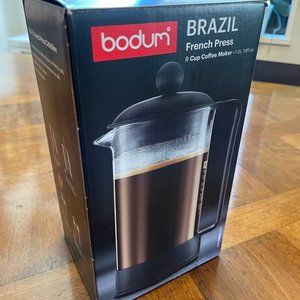 bodum BRAZIL 8 cup coffee maker, 34 oz (1 L) - NEW, never used